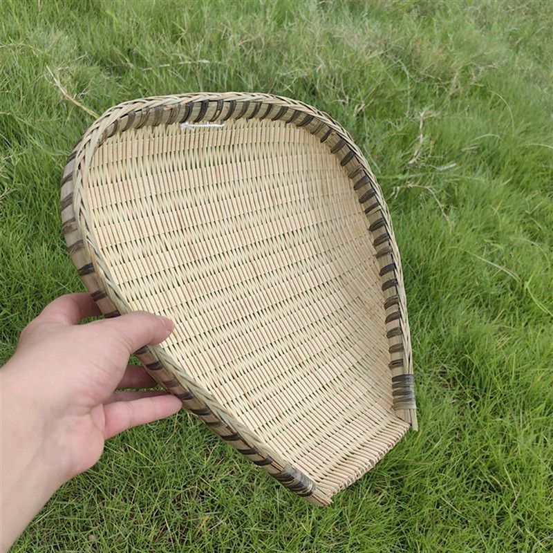 竹编筲箕簸箕洗菜家用淘米篮米饭篮商用烧箕晾晒沥水竹篮手工编制,淘宝优惠券,粉丝福利购,淘宝优惠卷