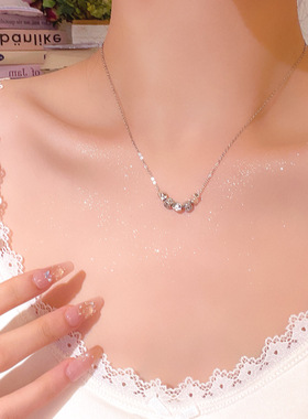 韩系小众设计感气质钛钢项链