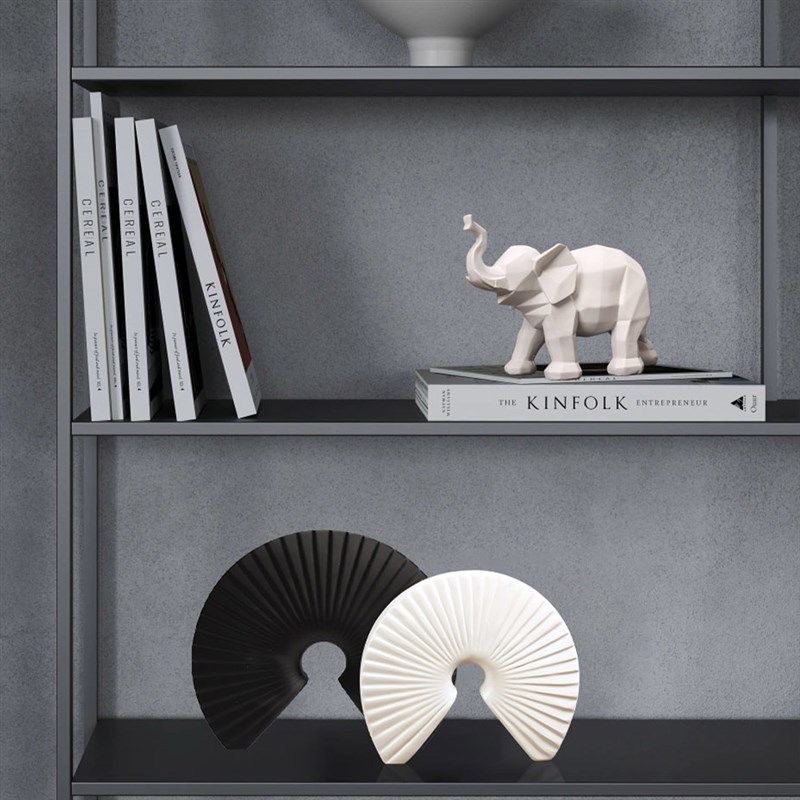 法式奶油风抽象扇形软装高级感小客厅玄关电视柜艺术装饰品,淘宝优惠券,粉丝福利购,淘宝优惠卷