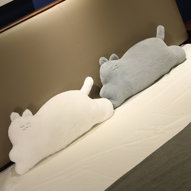 卡通猫咪床头大靠背垫靠枕沙发抱枕in风高级感床上腰枕夹腿睡觉,淘宝优惠券,粉丝福利购,淘宝优惠卷