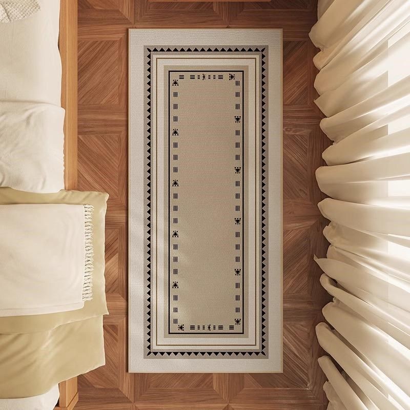 现代卧室床边地毯复古客厅长条家用沙发茶几毯儿童房防滑耐脏地垫,淘宝优惠券,粉丝福利购,淘宝优惠卷