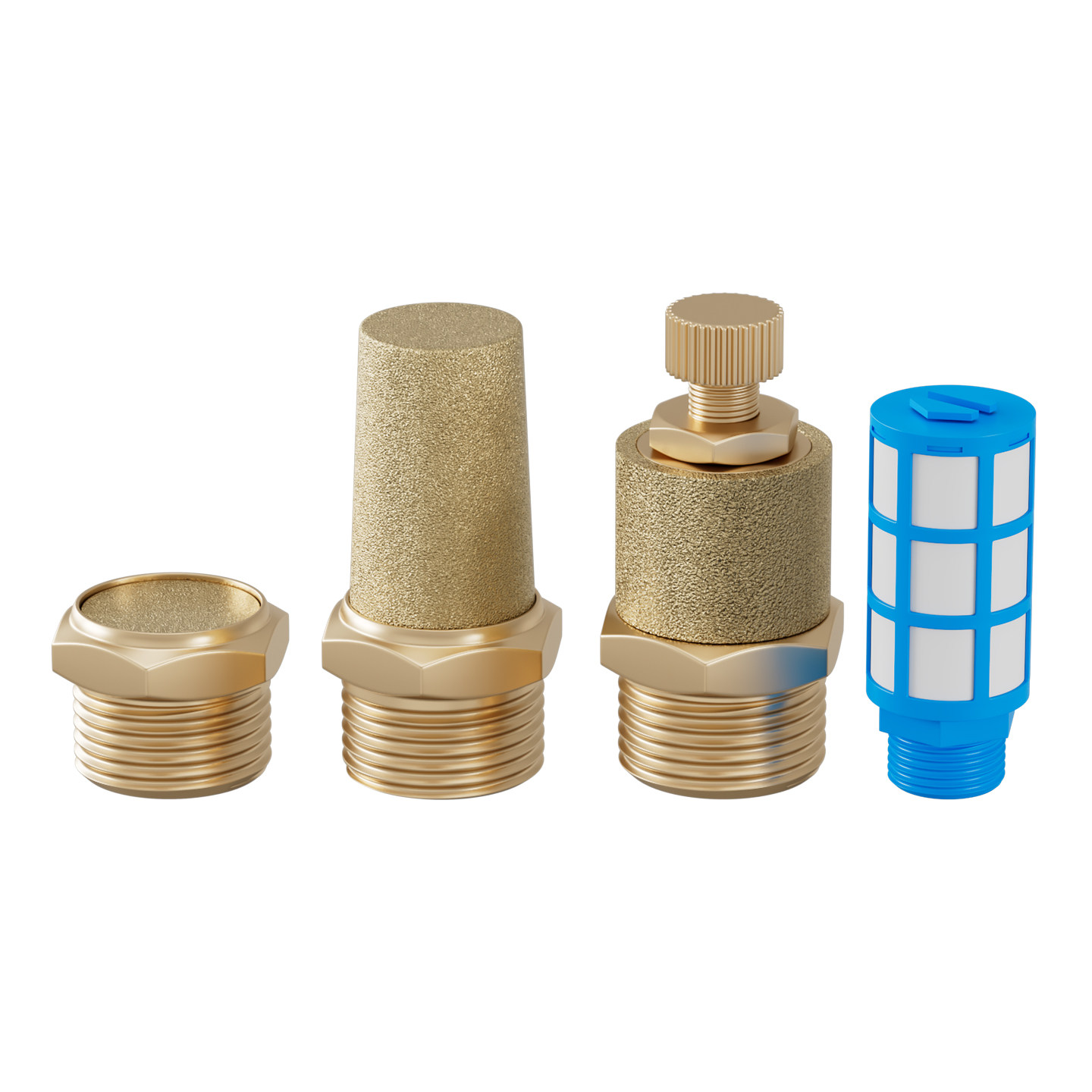 GTWSNS台湾山耐斯集团气动电磁阀消声器宝塔型尖头降噪平头过滤器,淘宝优惠券,粉丝福利购,淘宝优惠卷