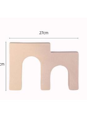 现代简约创意陶瓷几何摆件样板房售楼处桌面电视柜玄关饰品工艺品