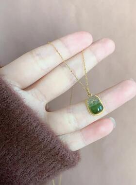 奥系AX新中式项链女款2025新款爆款招财貔貅吊坠情人节礼物送女友