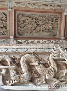 江西法器铸造厂家定制实木香樟木木雕供桌神台、供应寺庙用神台