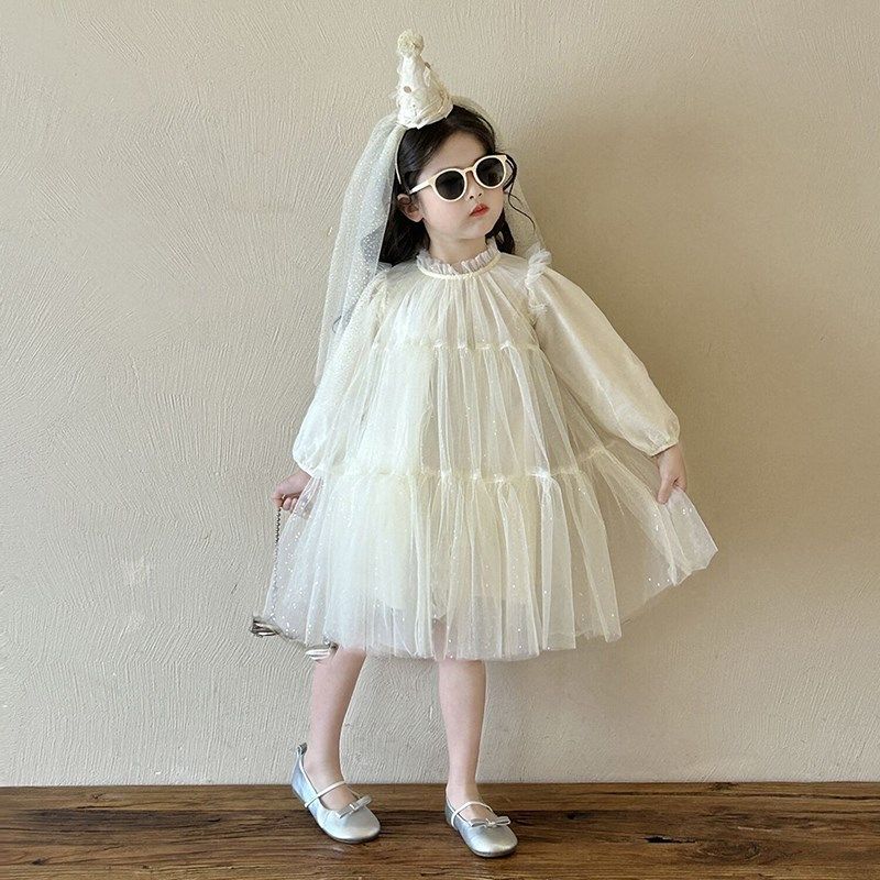 闪闪生日裙!女童连衣裙亮片网纱蓬蓬裙生日礼服裙网纱公主裙子潮,淘宝优惠券,粉丝福利购,淘宝优惠卷