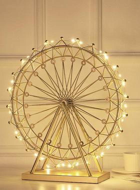 轻奢高级感摩天轮摆件家居客厅卧室电视柜酒柜装饰品新婚结婚礼物