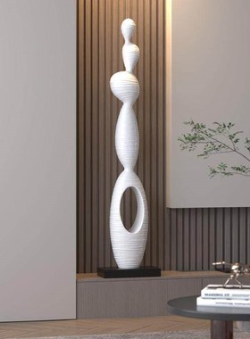 酒店大堂创意抽象雕塑艺术品摆件样板间会所室内玄关落地装饰摆设