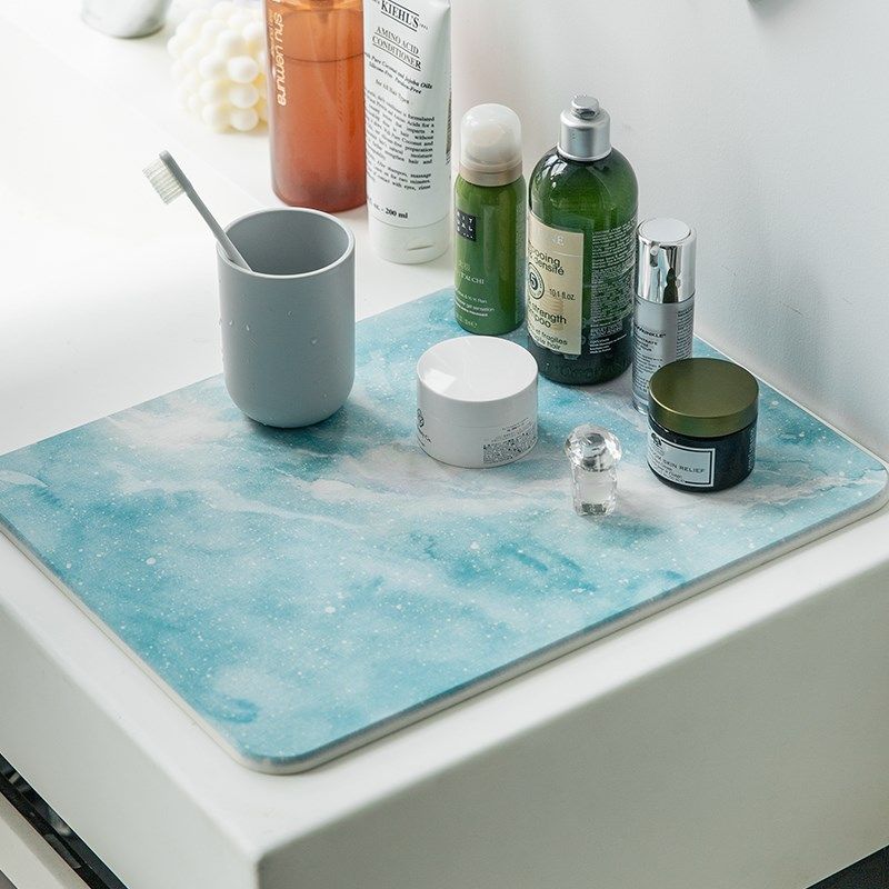 硅藻泥吸水垫洗手台面浴室垫防滑速干地垫房厕所沥水垫,淘宝优惠券,粉丝福利购,淘宝优惠卷