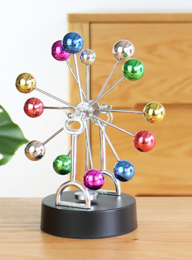 混沌天体轨道牛顿摆磁力永动机仪创意家居客厅办公室桌面装饰