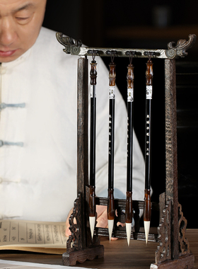 状元及第餐文昌塔层十三层天然水晶球文昌笔摆件书房挂件书桌