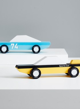 卡通汽车摆件现代家居儿童房间装饰卧室书房书柜桌面创意饰品摆设