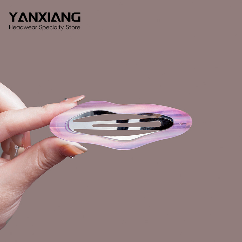 妍象韩系云朵碎发夹边夹侧边后脑勺大发卡子2025新款高端醋酸bb夹 - 图0