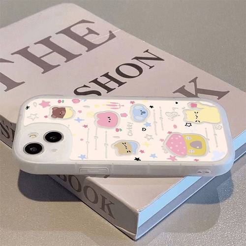 爱心小象适用vivox200手机壳新款vivox80/200GT防摔s19s16pro硅胶y78/y35+/37可爱y93s/y10男女软壳T1全包z5 - 图0