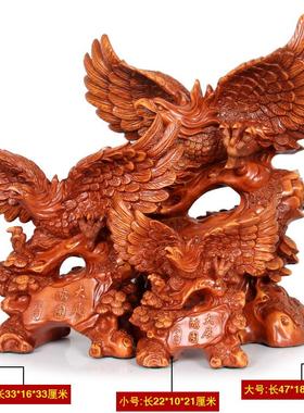 大号大展宏图鹰摆件家居客厅办公室开业礼品工艺品装饰摆设送领导