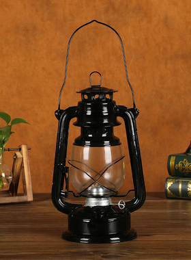 复古怀旧煤油灯马灯老式家居客厅装饰品小创意工艺品拍照道具