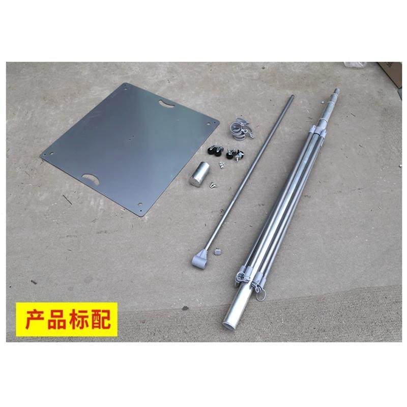 铁板道旗旗杆底座质户外旗5米铝合金杆加厚广告箱体注水铁板刀旗,淘宝优惠券,粉丝福利购,淘宝优惠卷
