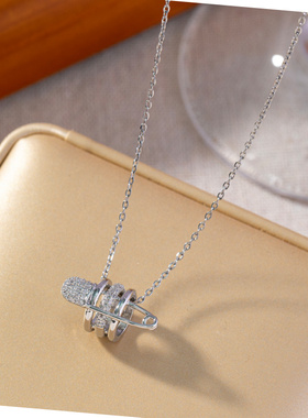 2025日韩新款微镶锆石蛮腰项链女