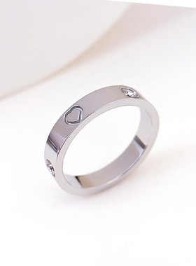 新款气质轻奢电镀可调满钻女戒