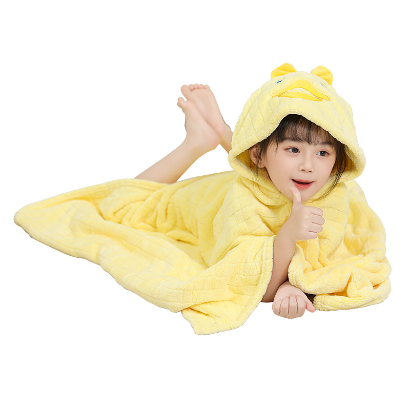 婴儿浴巾斗篷连帽婴儿洗澡巾比纯棉吸水儿童可穿裹浴袍男女孩超软,淘宝优惠券,粉丝福利购,淘宝优惠卷