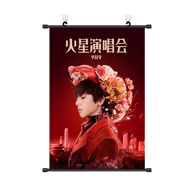 华晨宇海报挂画2024火星演唱会花花应援明星周边宿舍免打孔装饰画 - 图3