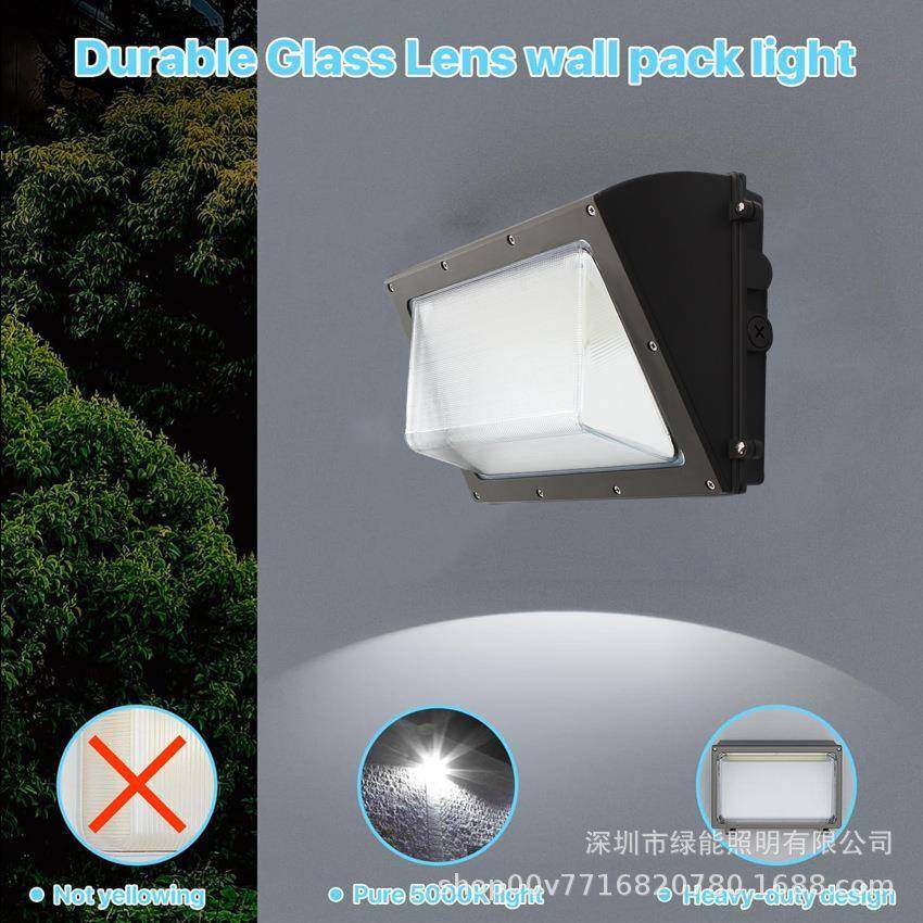 A户外半截光LED壁灯45-180W工厂直销压铸铝外壳玻璃PC透镜170lm/w,淘宝优惠券,粉丝福利购,淘宝优惠卷