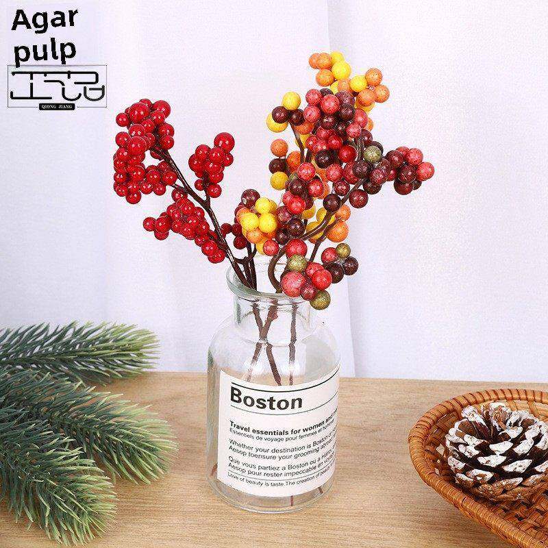 圣诞装饰品 彷真新年圣诞果插件 富贵果 DIY配件拍摄道具,淘宝优惠券,粉丝福利购,淘宝优惠卷