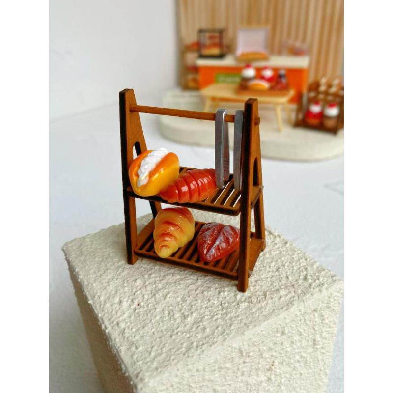 盲盒场景道具娃屋面包店货架篮子场景微缩diy手工模型屋装饰餐吧,淘宝优惠券,粉丝福利购,淘宝优惠卷