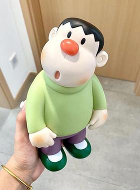 呆萌可爱歪头胖虎模型潮玩创意桌面摆件客厅电视柜玄关酒柜装饰品