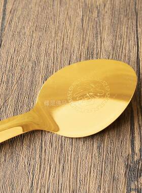 金色香灰勺不锈钢 平灰铲香道用具香篆工具香灰压粉香勺香铲香印