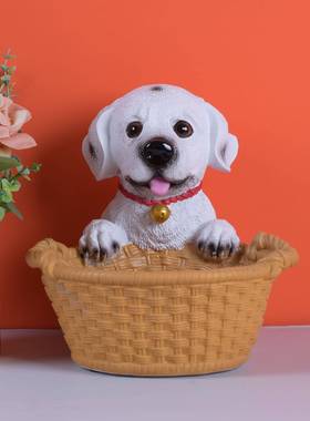 创意可爱狗狗钥匙收纳摆件家居客厅入户玄关装饰品小摆设乔迁礼物