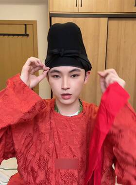 惜物国风 唐制幞头巾子覆原唐帽唐代汉服巾帽头冠头饰配件首服