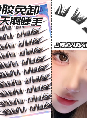 月下黑天鹅嫁接感婴儿弯假睫毛