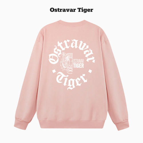 新款 Ostravar Tiger美式2026春季情侣圆领套头男女休闲卫衣上衣 - 图1