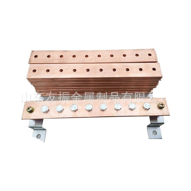 通讯机房接地母线 汇流铜排 等电位接线端子板  铜板折弯打孔镀锡,淘宝优惠券,粉丝福利购,淘宝优惠卷