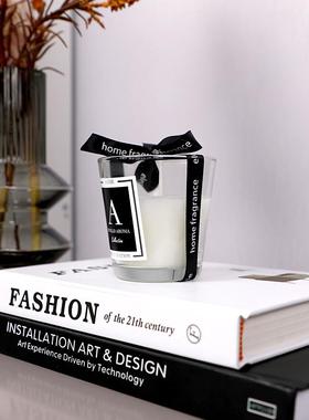 样板房主卧床头柜摆件飘窗茶几花艺相框杂志道具家居饰品软装组合