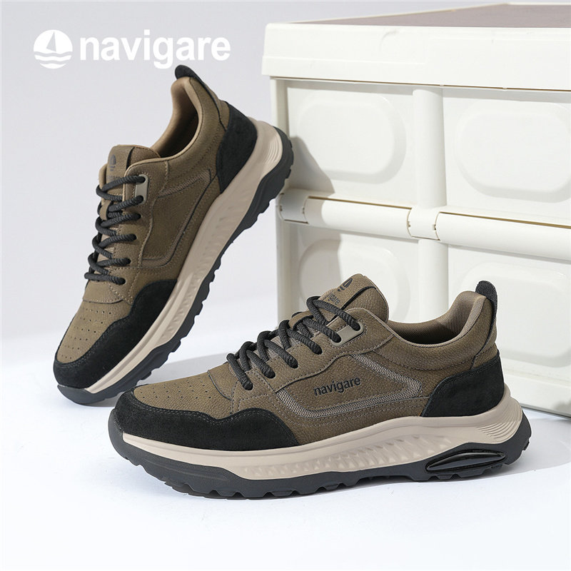 Navigare意大利小帆船男士2025冬季加绒男款老爹鞋复古潮流休闲鞋,淘宝优惠券,粉丝福利购,淘宝优惠卷