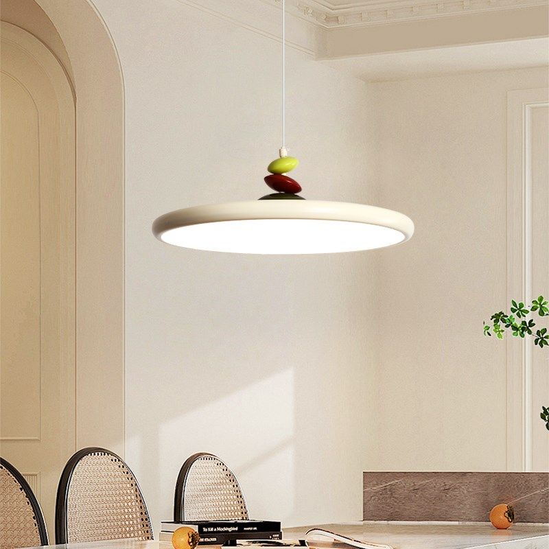 奶油风吊灯现代创意全光谱LD吧台个性飞碟餐桌灯gd,淘宝优惠券,粉丝福利购,淘宝优惠卷