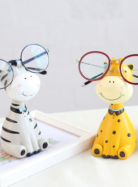 装饰房间的小饰品创意眼镜架少女心房间布置宿舍办公室桌面