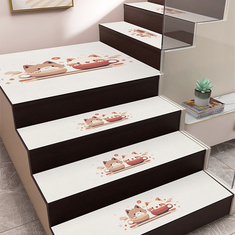 新款软硅藻泥楼梯垫地毯梯垫自粘幼儿园高端卡通台阶木楼梯防滑垫,淘宝优惠券,粉丝福利购,淘宝优惠卷