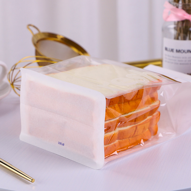 鲜烤吐司袋切片面包方包卷边铁丝封口窗袋烘焙牛皮纸袋子,淘宝优惠券,粉丝福利购,淘宝优惠卷