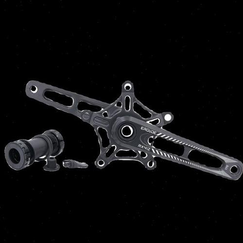 平把弯把公路自行车412折叠车一体中空牙盘GXP曲柄镂空轻量化改装 - 图0