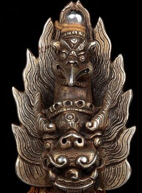 藏村 秽迹金刚橛摆件尼泊尔手工铁做旧金刚杵室内佛事用品金刚橛