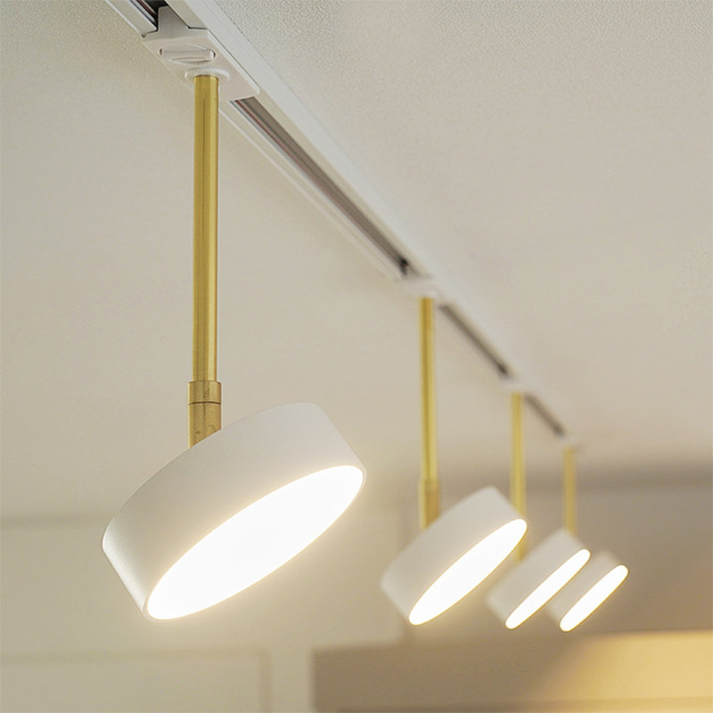 现代超亮ld轨道灯 万向三色家用商场办公室护眼明装散光,淘宝优惠券,粉丝福利购,淘宝优惠卷