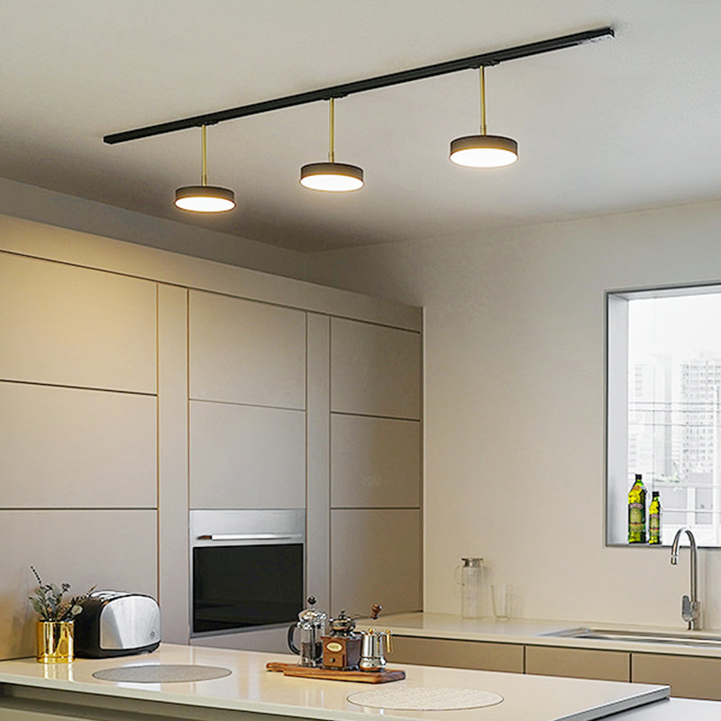 现代超亮ld轨道灯 万向三色家用商场办公室护眼明装散光,淘宝优惠券,粉丝福利购,淘宝优惠卷