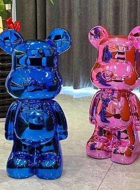 暴力熊大型落地存钱罐客厅酒柜装饰品新房乔迁之喜轻奢居家摆件