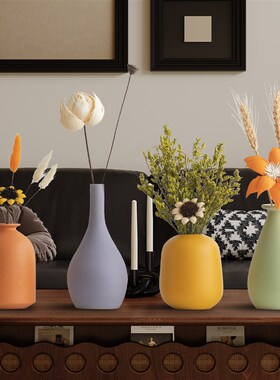 桌面摆件高级感小众客厅插花家居装饰玄关电视柜酒柜轻奢干燥花花