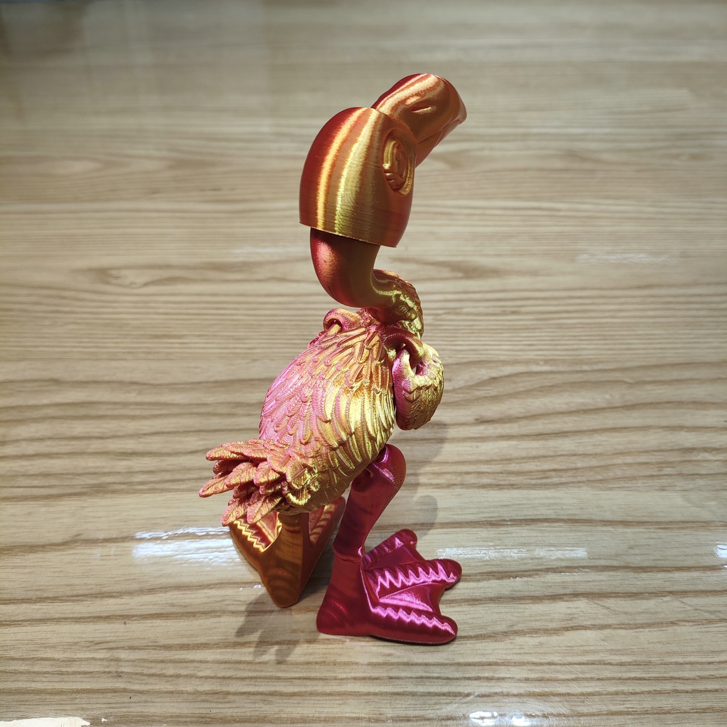 仿真火烈鸟装饰摆件关节可活动儿童玩具手办3d打印立体模型小孩礼,淘宝优惠券,粉丝福利购,淘宝优惠卷