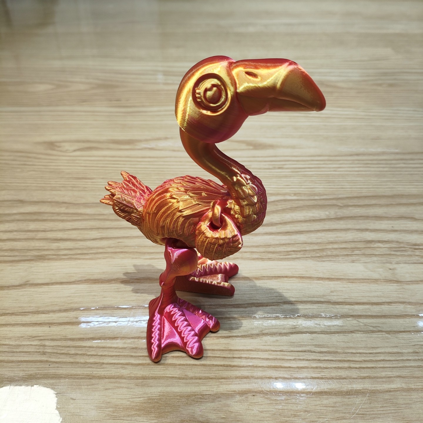 仿真火烈鸟装饰摆件关节可活动儿童玩具手办3d打印立体模型小孩礼,淘宝优惠券,粉丝福利购,淘宝优惠卷