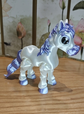 新年马生肖手办多关节可活动模型创意桌面摆件儿童玩具梦幻超炫3d